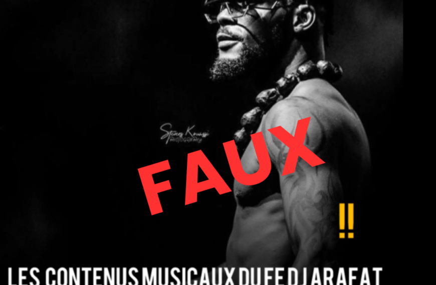 FAUX, aucune œuvre de l’artiste Dj Arafat n’est retirée de sa chaîne YouTube.
