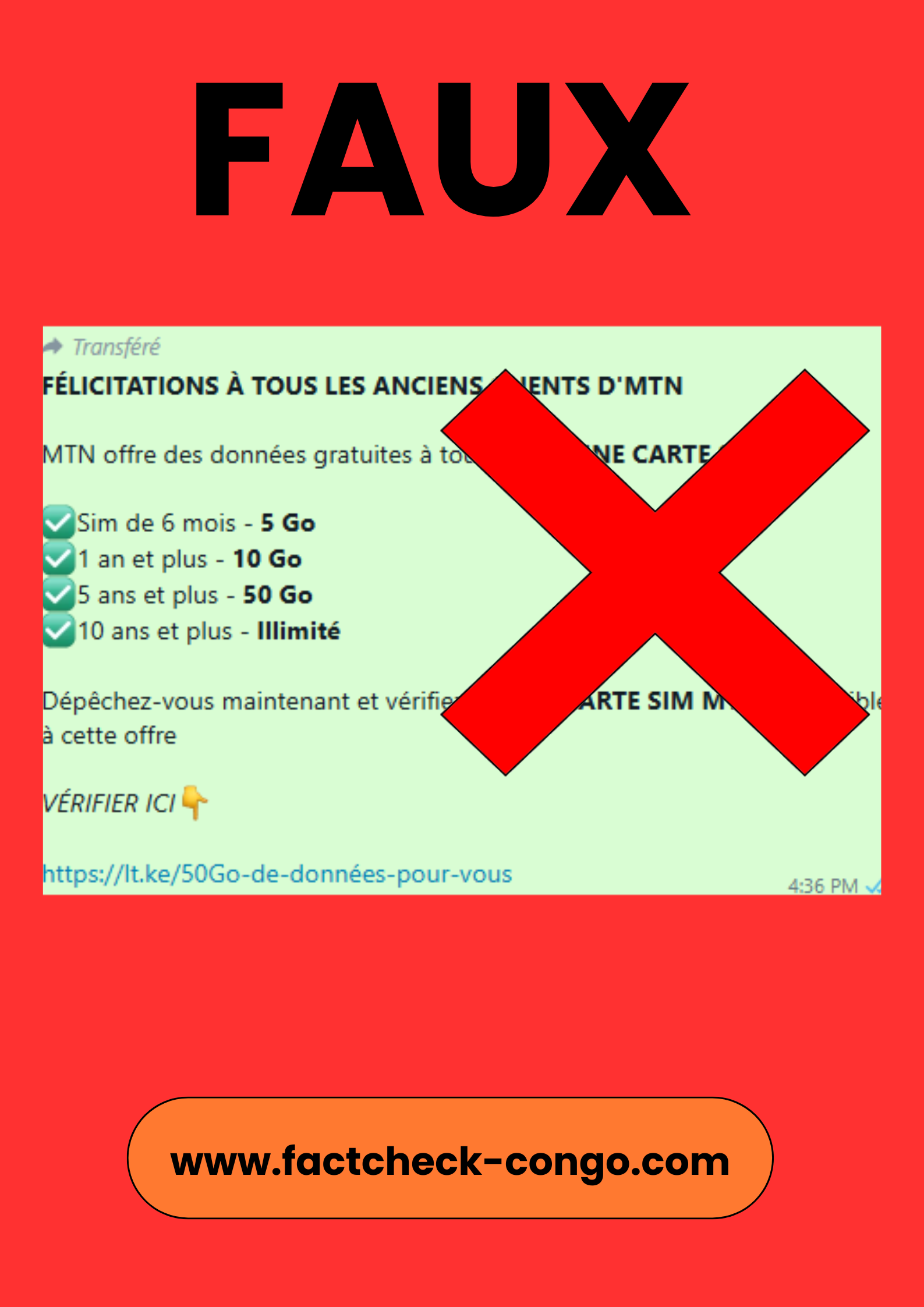 « Attention aux fausses annonces promettant…