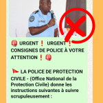 Attention : Une fausse alerte attribuée aux Forces de police circule sur WhatsApp