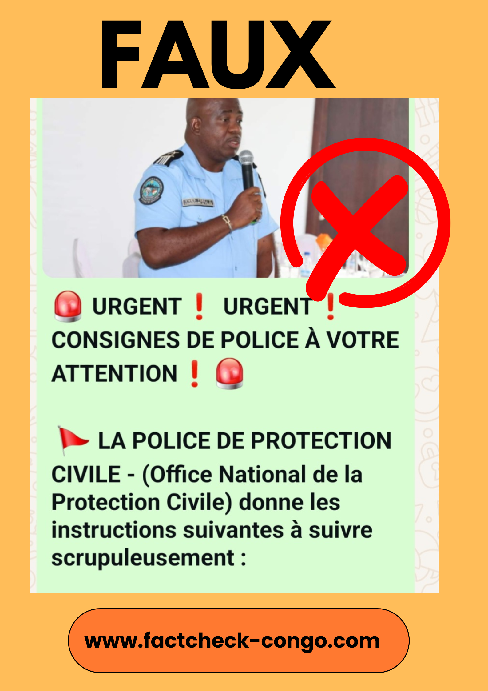 Attention : Une fausse alerte…