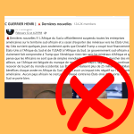 L&rsquo;Afrique du Sud n’a ni suspendu les entreprises américaines ni interrompu l&rsquo;exportation de minéraux vers les USA