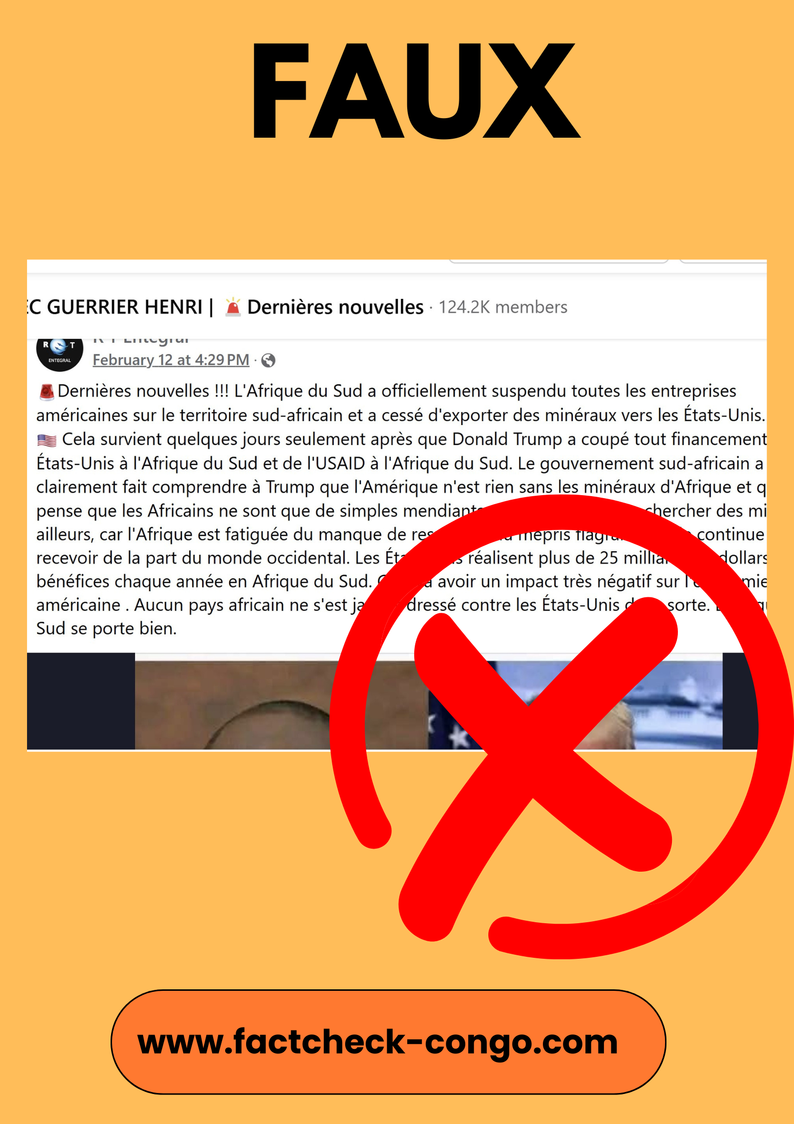 L&rsquo;Afrique du Sud n’a ni suspendu les entreprises américaines ni interrompu l&rsquo;exportation de minéraux vers les USA
