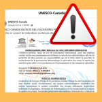 Attention à cette fausse annonce de recrutement massif à l’UNESCO Canada qui circule sur Facebook