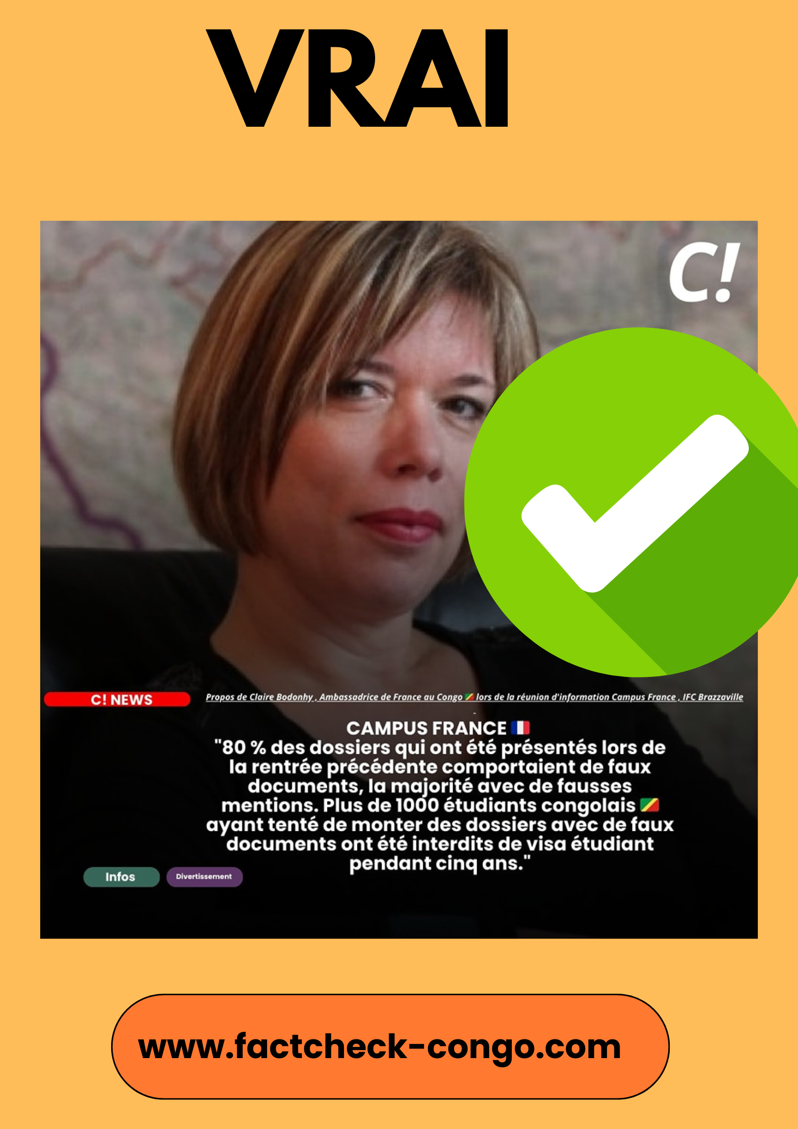 Vrai : Ces propos sur…