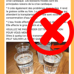 Non, l’eau froide ne provoque pas de crise cardiaque ni de maladie du foie!