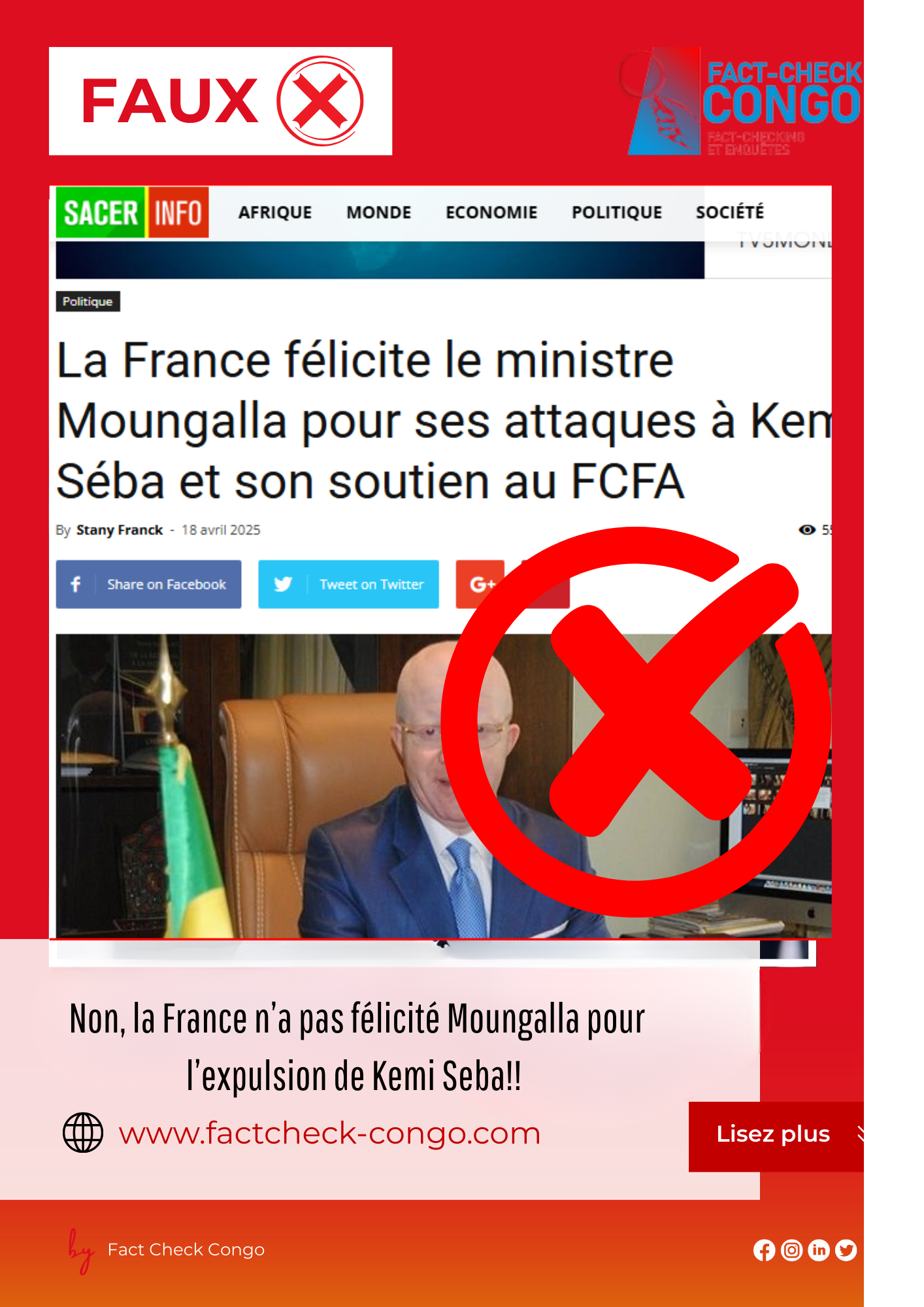 NON, la France n’a pas…