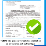 Tchad: Le procès-verbal de conciliation en circulation sur internet est authentique!