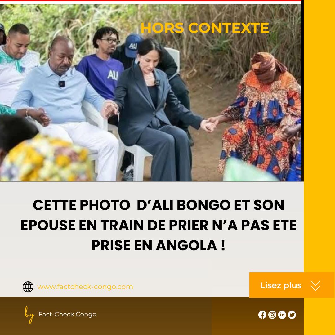 Une ancienne photo d’Ali Bongo Ondimba publiée hors contexte sur les réseaux sociaux !