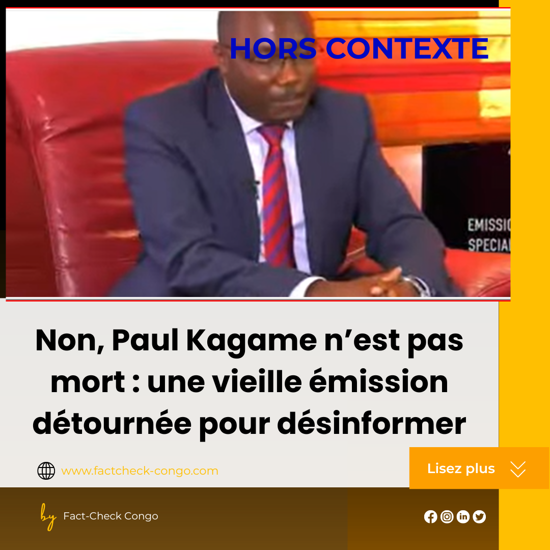 Non, Paul Kagame n’est pas…