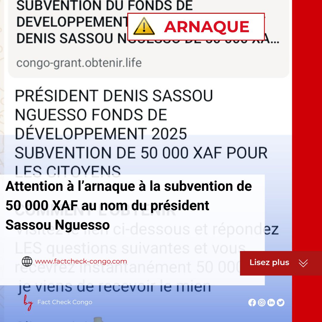 Attention à l’arnaque à la…