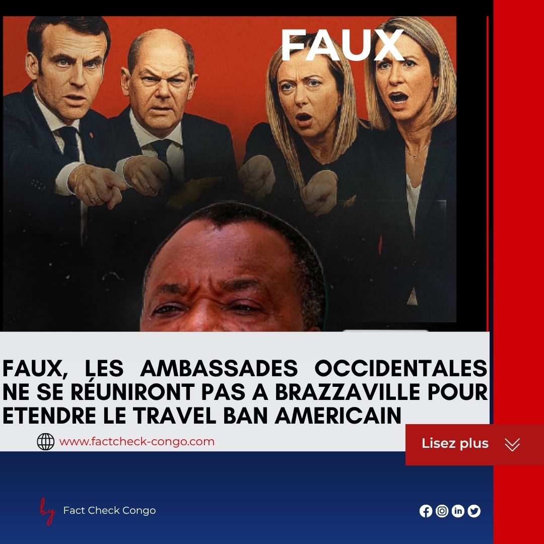 FAUX, les ambassades occidentales ne…