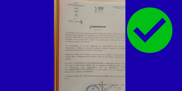 Le maire de Brazzaville confirme…