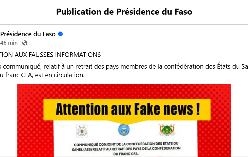 Retrait de l&rsquo;AES du FCFA?…