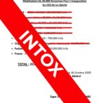 Une note attribuée à Génération Auto-Entrepreneur (GAE) évoquant 253 millions pour l’inauguration du CEG de la Liberté : info ou manipulation ?