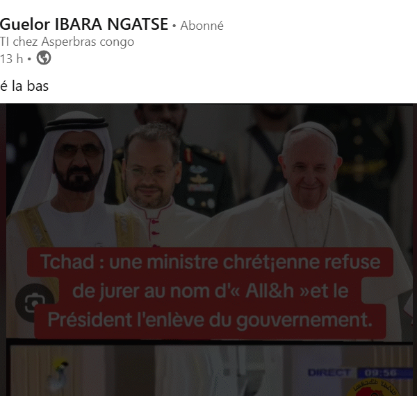 Une ancienne vidéo de prestation de serment d’une…