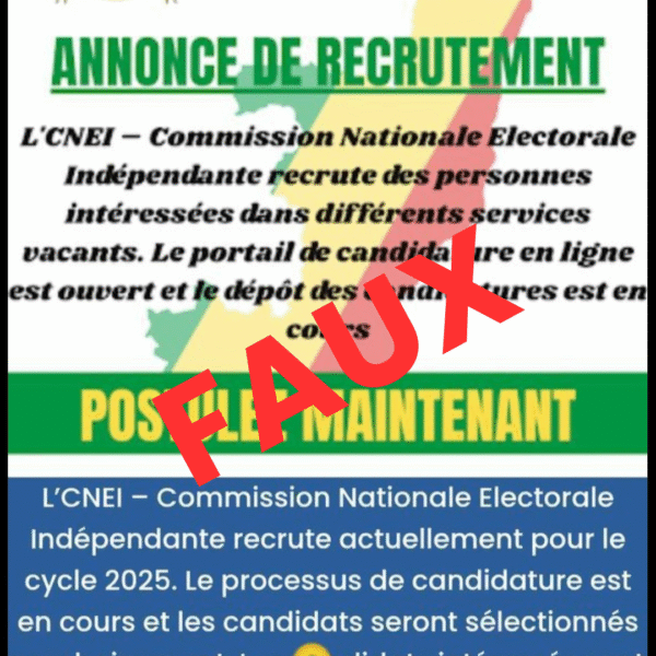 Alerte à une tentative de fraude liée à…