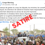 Photo virale à Ouesso : quand l’humour noir se transforme en désinformation