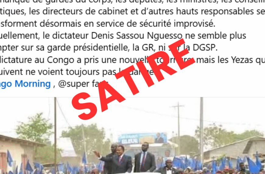 Photo virale à Ouesso :…