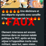 Vérification: Non, Clément Mierassa n’a pas rejoint le PCT!