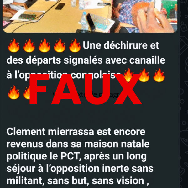 Vérification: Non, Clément Mierassa n’a pas rejoint le…