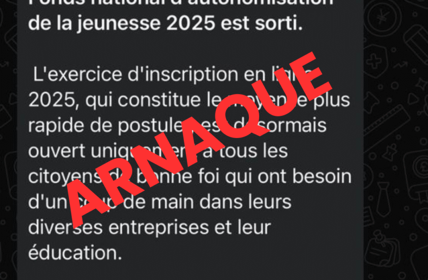 Faux formulaire d’autonomisation des jeunes…