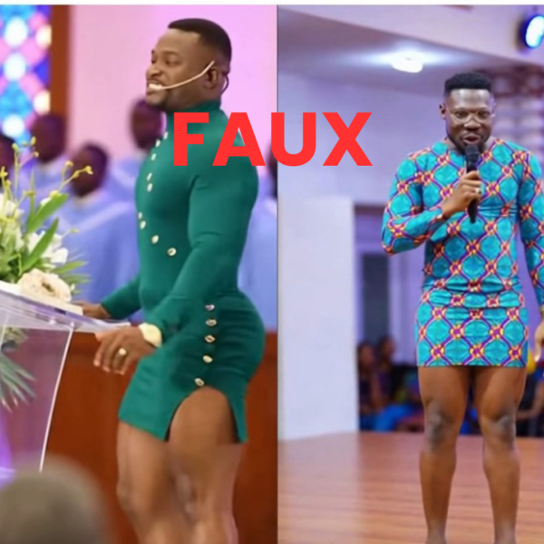 Attention, les images d’un pasteur en tenue féminine…