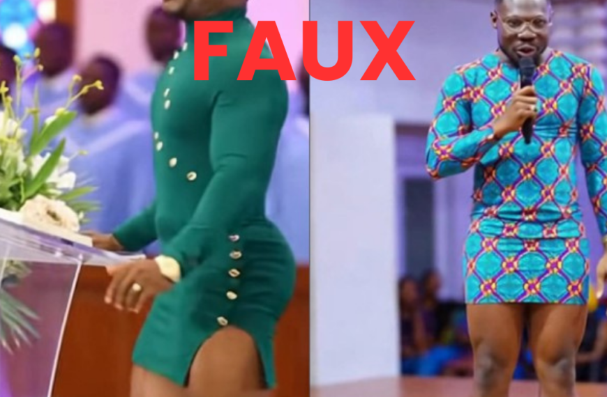 Attention, les images d’un pasteur en tenue féminine sont fausses!