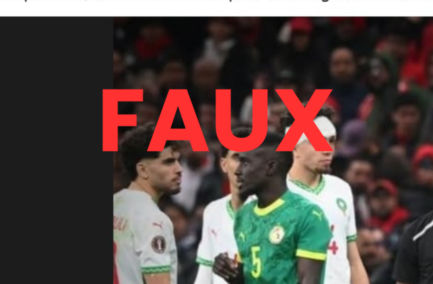 Non, le Sénégal n’a pas…