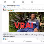 Vrai, Alpha Condé a réellement adressé un discours de fin d&rsquo;année 2025 en tant que Président de la Guinée!
