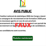Faux, ni la LCDE, ni l&rsquo;INS ne recrutent pas actuellement au Congo