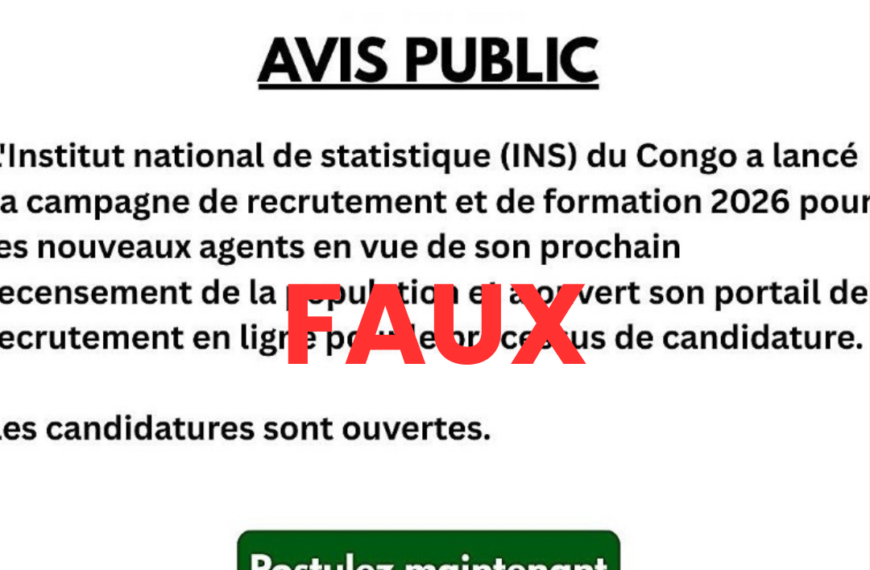 Faux, ni la LCDE, ni l&rsquo;INS ne recrutent…
