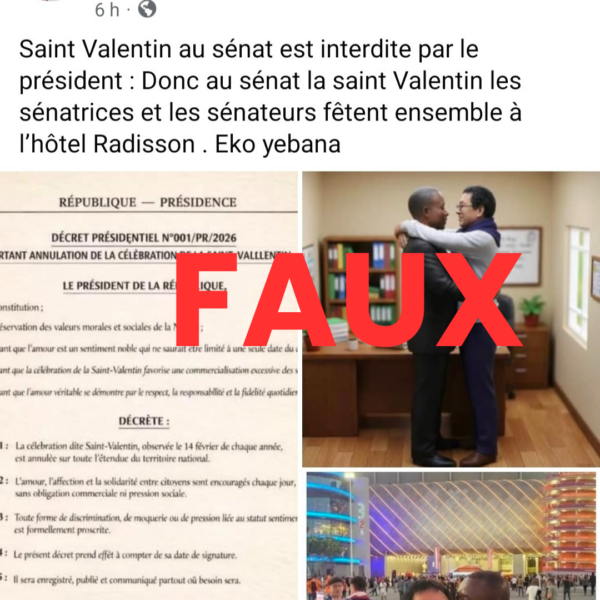 FAUX,Aucun décret n’annule la célébration de la Saint-Valentin…