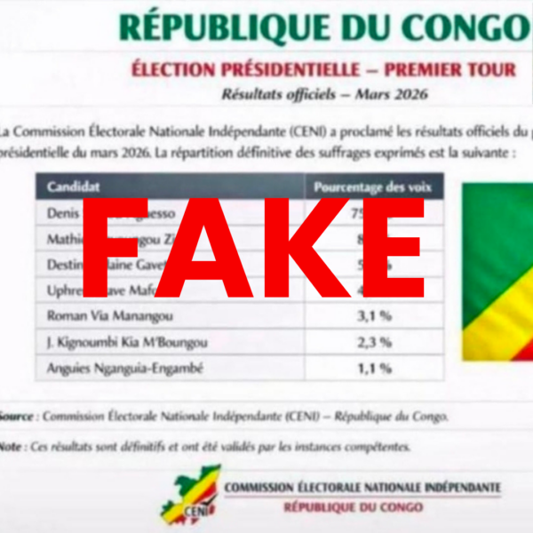 Présidentielle 2026 en République du Congo: un faux…