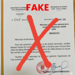 Cette note attribuée au ministère de l’Intérieur ordonnant le blocage des communications au Congo est fausse!